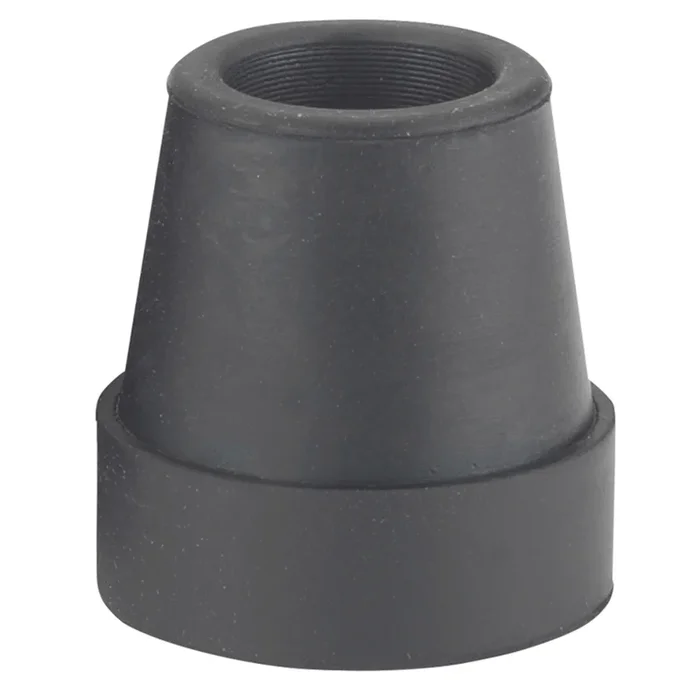 Drive Medical Large Base Quad Cane Tips, 3/4″, Black