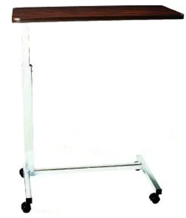Drive Medical Overbed Table Non-Tilt Automatic Spring Assisted Lift 28 to 45 Inch Height Range 28 to 45 Inch Height Range – 16012-HCWC