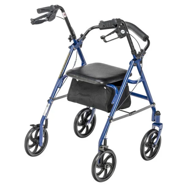 Durable 4 Wheel Rollator with 7.5″ Casters