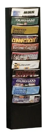 Durham Manfacturing Con-Tur Literature Rack 11 Pockets Tan – 402-75