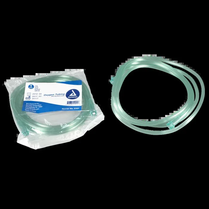 Dynarex Crush-Resistant Oxygen Tubing – Individually Wrapped