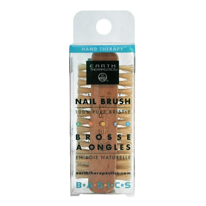 Earth Therapeutics Genuine Bristle Nail Brush #8196
