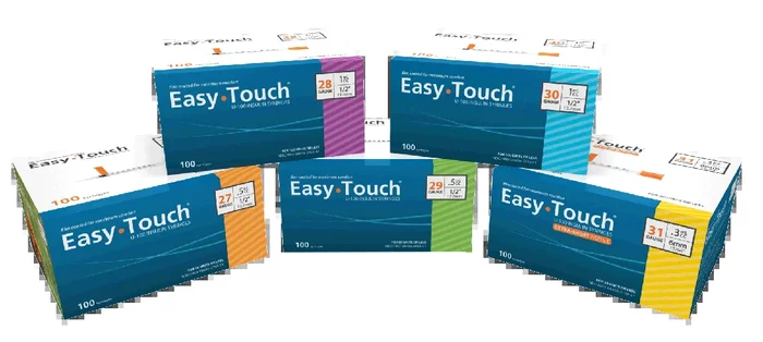 Easy Touch Insulin Syringe 30G x 5/16″, 0.5 mL, (100 count)