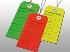Elkay Plastics Equipment Tag For DME/HME Equipment Provider Red 2-5/16 X 4-3/4 Inch – TDER