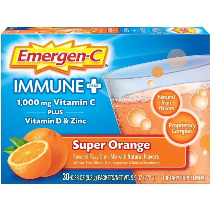 Emergen-C inmune más paquetes de naranja 30ct