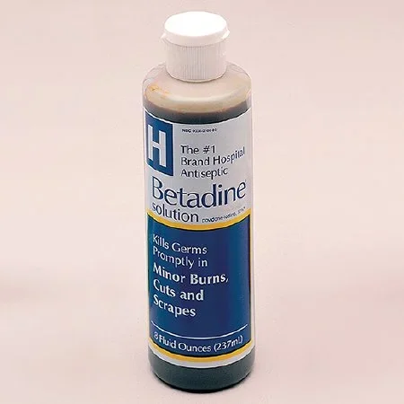 Emerson Healthcare Betadine Prep Solution 4 oz. Bottle 10% Povidone-Iodine – 67618015004