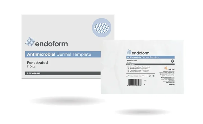 Endoform Antimicrobial Disc, 1″ x 1″