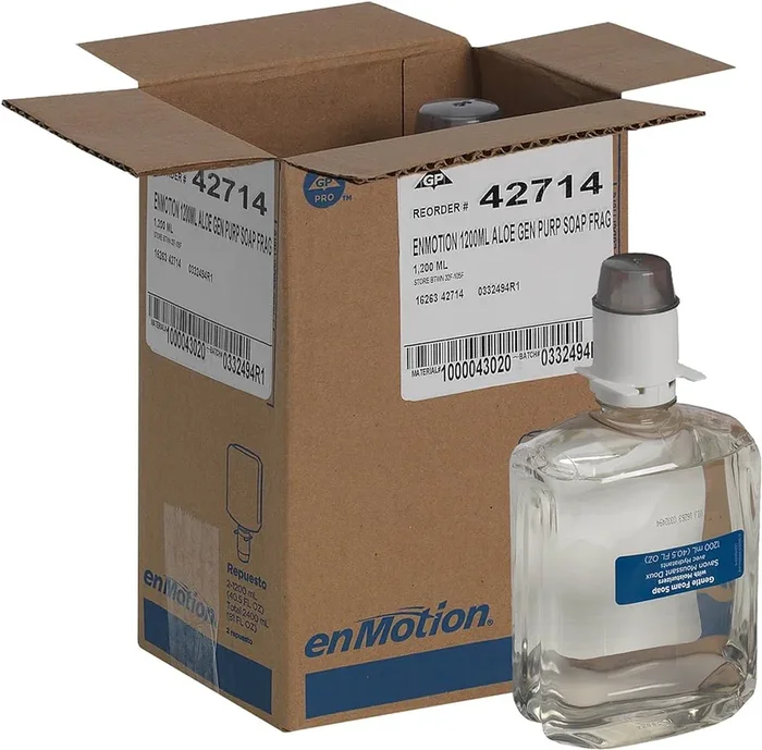 enMotion Gen 2 Soap, Foaming, 1,200 mL Dispenser Refill Bottle, Unscented, Case of 2