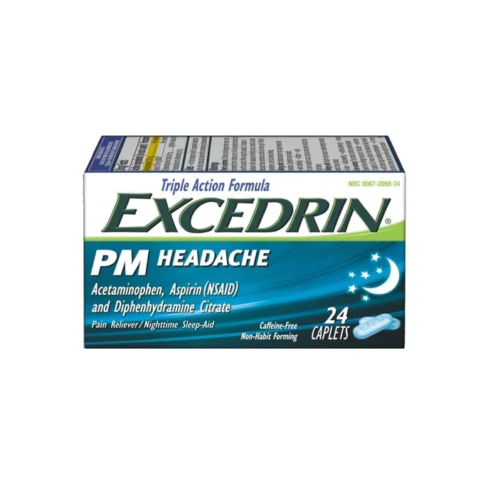 Excedrin pm dolor de cabeza 24 tapas