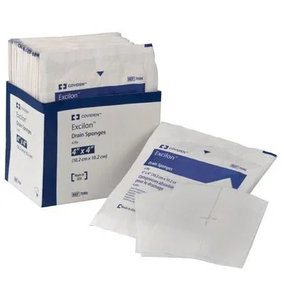 Excilon Sterile Drain Sponge 4″ x 4″