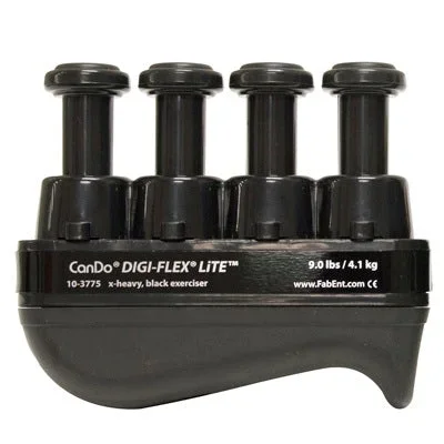 Fabrication Enterprises CanDo Digi-Flex LiTE Hand Exerciser Black X-Heavy – 685105