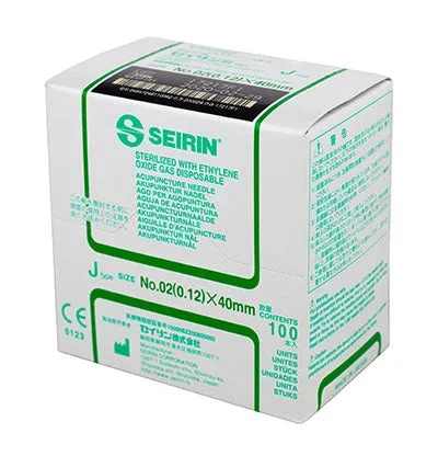 Fabrication Enterprises NEEDLE, ACUPUNCTURE SEIRIN J- YPE SZ00/02 12MMX40MM (100/BX) – 11-0601