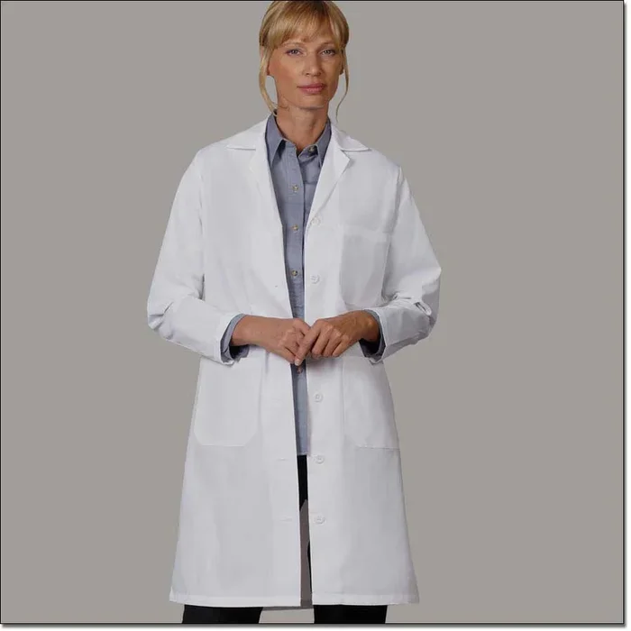 Fashion Seal Healthcare Women’s Traditional Length Lab Coat White