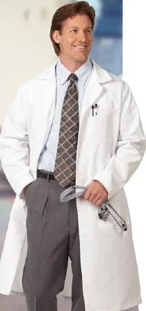 Fashion Seal Uniforms Lab Coat White Size 44 / X-Long Long Sleeves Knee Length – 6499-SZ44