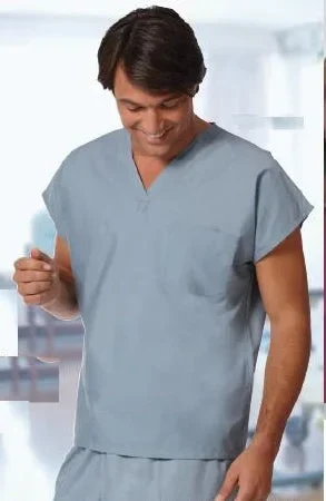 Fashion Seal Uniforms Scrub Shirt 2X-Large Teal 2 Pockets Short Sleeves Unisex – 6769-2XL