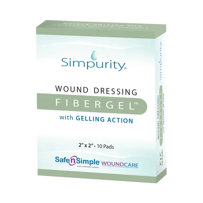 FiberGel Hydrogel Dressing, 2 x 2 Inch