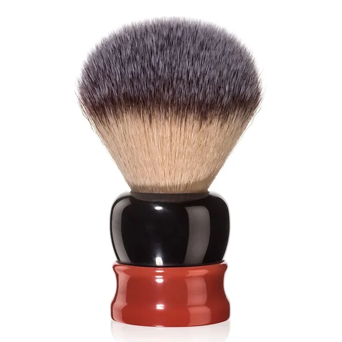 Fine Accoutrements Orange and Brown Stout Synthetic Shave Brush #10080300