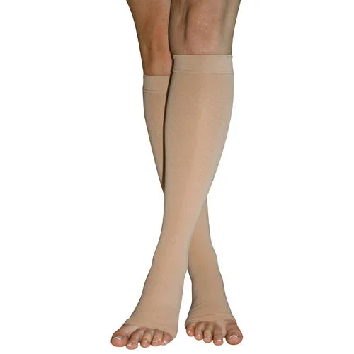 Firm Surg Weight Stkngs Small 20-30mmHg Below Knee Open Toe