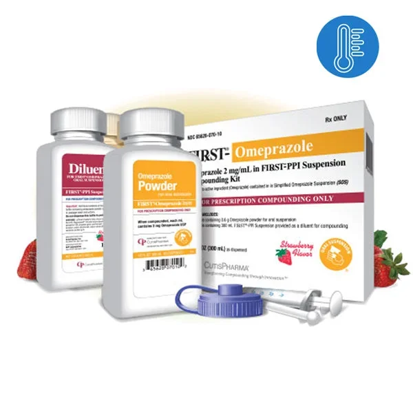 First Omeprazole 2 mg/mL Oral Suspension Compounding Kit 3 oz
