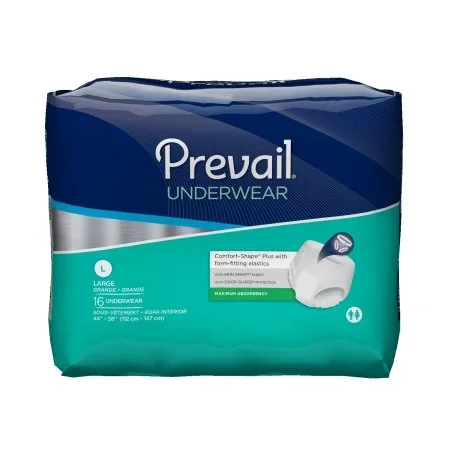 First Quality Prevail Super Plus Adult Absorbent Underwear Pull On Large Disposable Moderate Absorbency – PVS-513