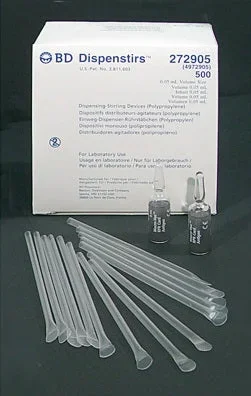 Fisher Scientific BD Dispenstirs Dispensing / Stirring Device 0.05 mL For 18mm Circle RPR Card Tests – L4972905
