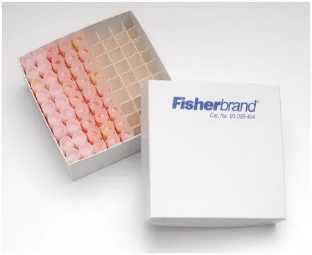 Fisher Scientific Cryo/Freezer Box 2 X 5 X 5 Inch, White, -196°C Operating Temperature For Mechanical Freezers and Liquid Nitrogen Tanks and Storage System – 3395465