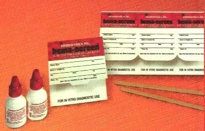 Fisher Scientific Hema-Screen STAT Rapid Test Kit Colorectal Cancer Screening Fecal Occult Blood Test (FOBT) Stool Sample CLIA Waived 50 Tests – 23038026