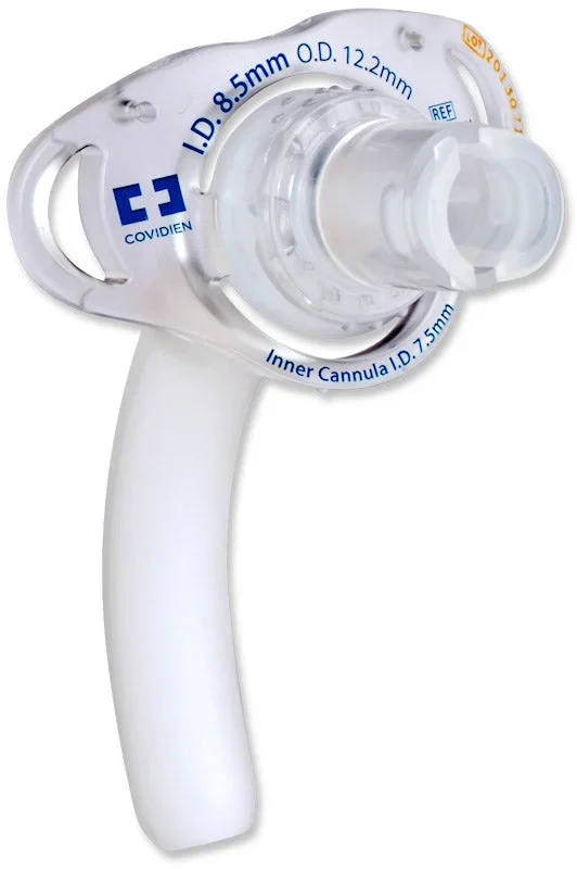 Flexible Tracheostomy Tube, Cuffless, Disposable Inner Cannula, Size 6.5 mm