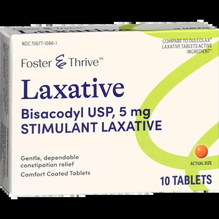 Foster & Thrive Laxative Bisacodyl USP 5 mg