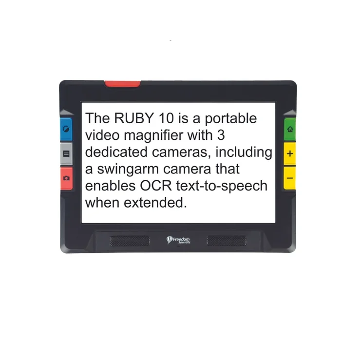 Freedom Scientific Ruby 10 Video Magnifier with 10 Inch Touchscreen