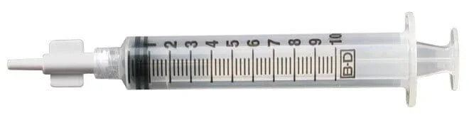 G-Jet Winged Luer Adapter with 10 mL Syringe