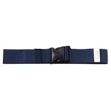 Gait Belt with Quick-Release Buckle 54″,Navy, Nylon Buckles