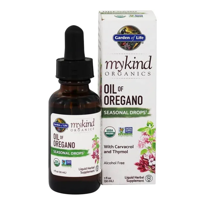 Garden of Life MyKind Organics Oil of Oregano 1 Fl Oz