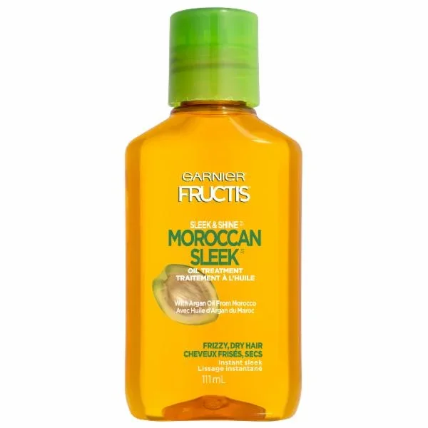 Garnier Fructis Moroccan Sleek Oil Treatment, Frizzy, Dry Hair, 3.75 Fl