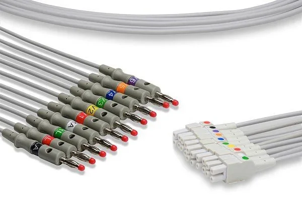 GE Healthcare > Marquette Compatible EKG Leadwire – Comparable to 2016032-001