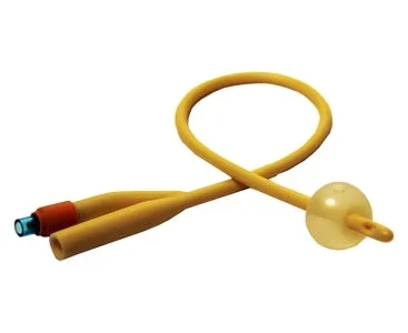 Genairex Peco Foley Catheter PECO 3-Way 30 cc Balloon 14 Fr. Silicone-Elastomer Coated Latex – PF6914