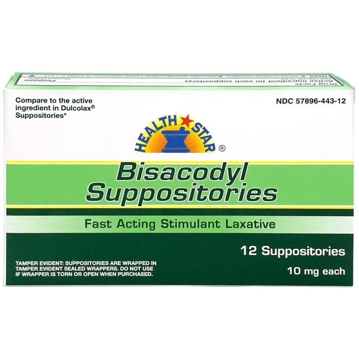 Geri-Care Bisacodyl Suppositories Fast Acting Stimulant Laxative