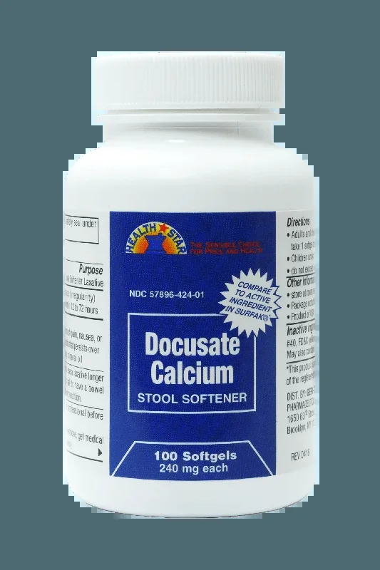 Gericare Docusate Calcium Softgels