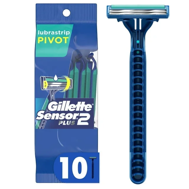 Gillette Sendor Plus Razors Pivot 10ct