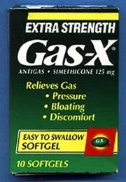 Glaxo Smith Kline Gas-X Antacid 125 mg Strength Capsule 10 per Box – 67627510