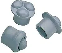 Glides, 1 1/8″, Pr, Fits 1″ Walker & 1 1/8″ Tubing