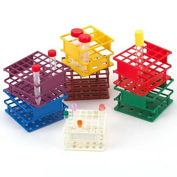 Globe Scientific Captrack Test Tube Rack 72 Place 13 mm Tube Size Green 2-1/5 X 4 X 8 Inch – 456440G-R
