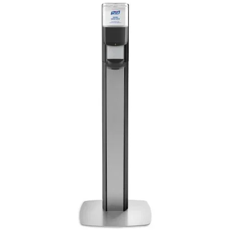 GOJO Purell Messenger ES8 Hand Sanitizer Dispenser Graphite ABS Plastic Automatic 1200 mL Floor Stand – 7318-DS-SLV