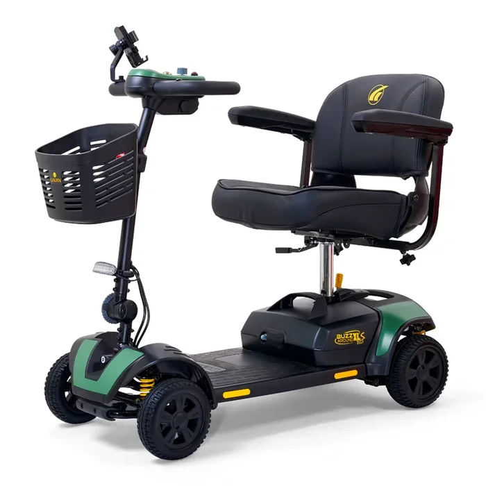 Golden Tech GB124 Buzzaround XLSHD 4-Wheel Portable Scooter with Suspension