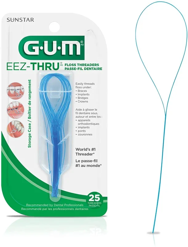 Goma EEZ-thru Floss Freingers. 25 recuento