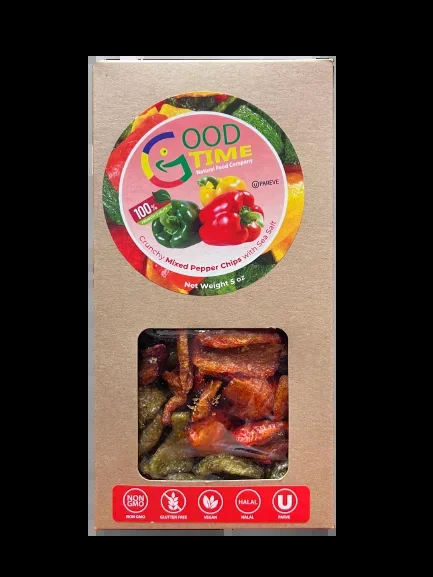 Good Time Mixed Pepper Chips With Sea Salt 5oz