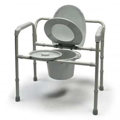 Graham Field Bariatric Steel Folding Commode, 2 Each Per Case