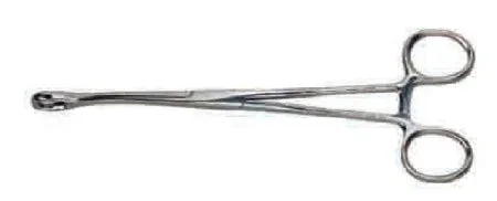 Graham-Field Grafco Sponge Forceps Ballenger 7 Inch Stainless steel NonSterile Ratchet Lock Finger Ring Handle Straight Serrated Tips – 2730