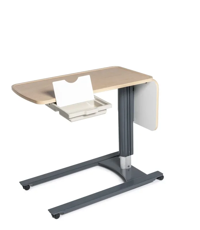 Graham Field Lumex Overbed Table Single Top – Medium Oak – 1 Each