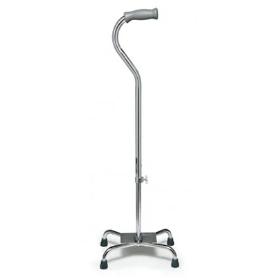 Graham Field Silver Collection Low Profile Quad Canes – Large Base, 4 Each Per Case